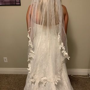 David’s Bridal wedding gown